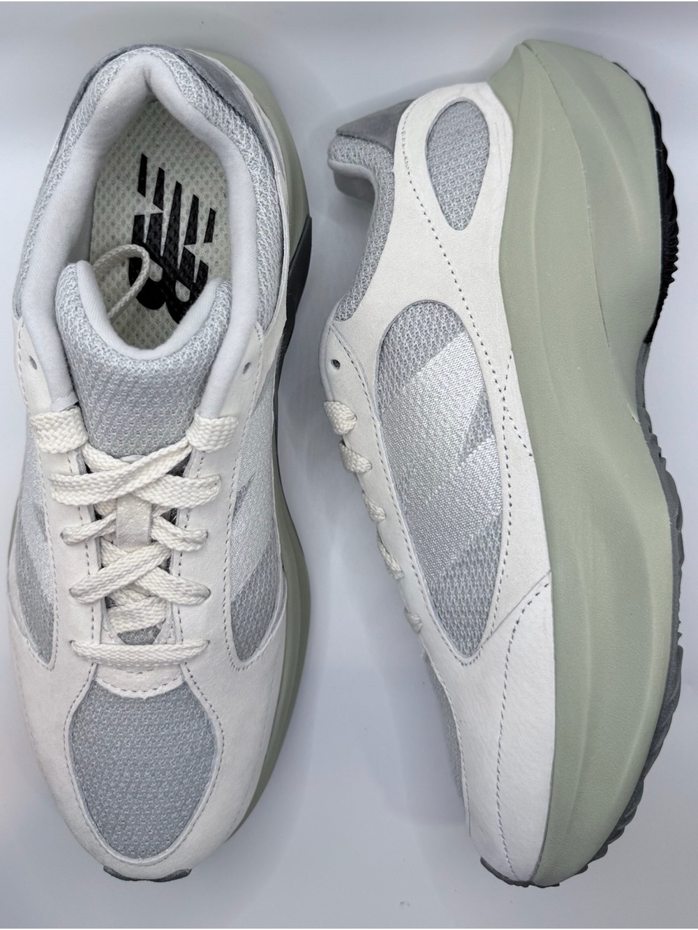 New Balance WRPD Beige Gray Lifestyle Shoe Box Label